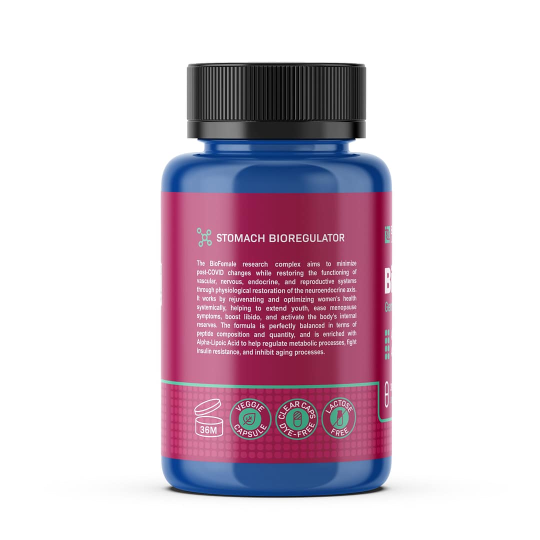 BioFemale - Natural Peptide Geroprotector (GPL Femme) 2 BioFemale - back2