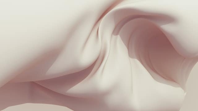 GHK-Cu Peptide Science: Skin Aging and Hair Growth Research 1 Soft flowing fabric in cream and pale pink tones with gentle curves and folds creating an ethereal, organic skin texture.