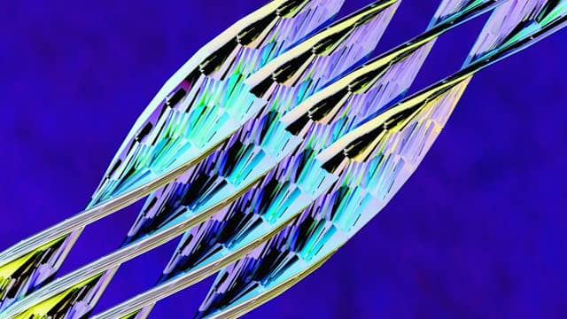 Pancragen Peptide: Epigenetic and Pancreatic Aging Research 1 A stylized DNA strand against a purple background.