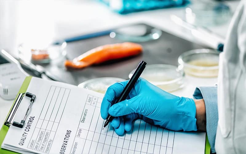 Peptide Guide 8 A man doing quality control in a laboratory
