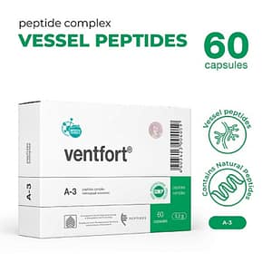 Ventfort A-3 Blood Vessels Peptide Bioregulator (Capsules)