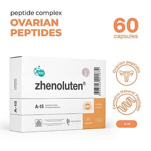 Zhenoluten A-15 Ovary Peptide Bioregulator (Capsules)