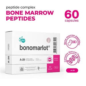 Bonomarlot A-20 Bone Marrow Peptide Bioregulator (Capsules)