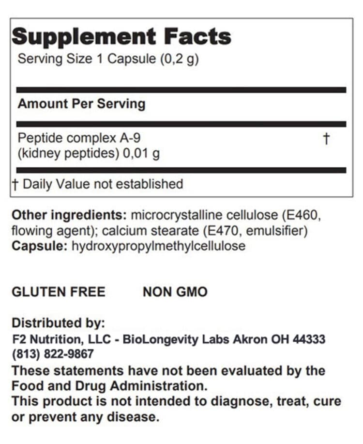 Pielotax A-9 Kidney Peptide Bioregulator (Capsules) - Image 7